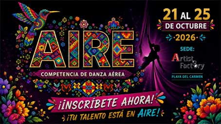 Aire Competencia de Danza Aérea - Playa del Carmen