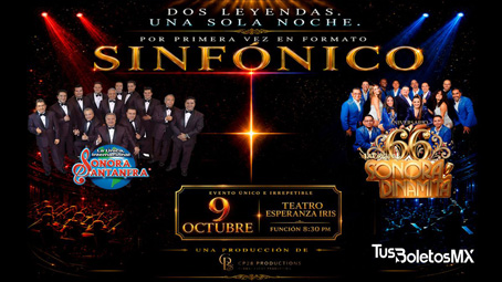 La Sonora Santanera y la Sonora Dinamita Sinfónico - Villahermosa