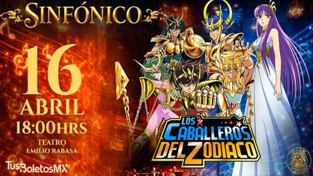 Los Caballeros del Zodiaco Sinfónico – Tuxtla Gutiérrez