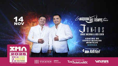 Feria Xmatkuil 2025: Jorge Medina y Josi Cuen presentan:  Juntos 