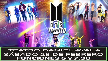 Tributo a BTS en Mérida