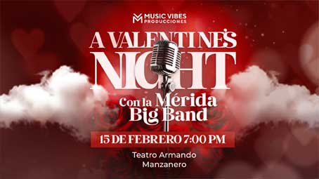A Valentine´s Night con la Mérida Big Band en Mérida