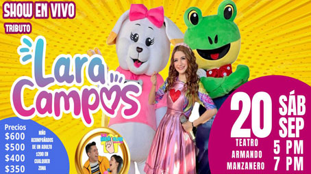 Tributo a Lara Campos y Los Meñiques de la Casa en Mérida