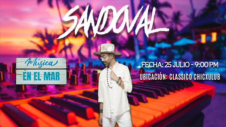 Música en el mar: Sandoval en Chicxulub