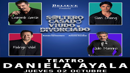 Soltero, casado, viudo y divorciado en Mérida